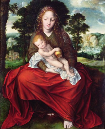 Madonna and Child by Jan Massys or Metsys